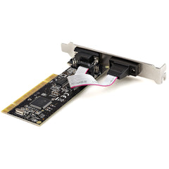 StarTech.com PCI Serial Parallel Combo Card with Dual Serial RS232 Ports (DB9) & 1x Parallel LPT Port (DB25) - PCI Combo Adapter Card - PCI Expansion Card Controller - PCI to Printer Card