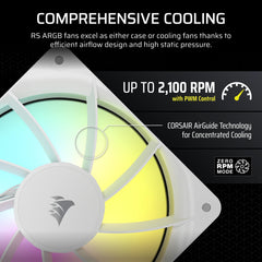 Corsair RS120 ARGB Computer case Fan 12 cm White 1 pc(s)