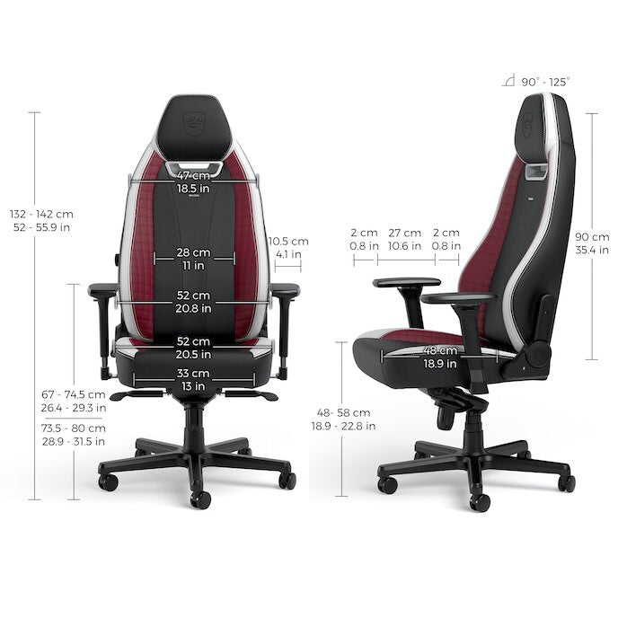 noblechairs LEGEND Gaming Chair Black/White/Red Edition - image 6