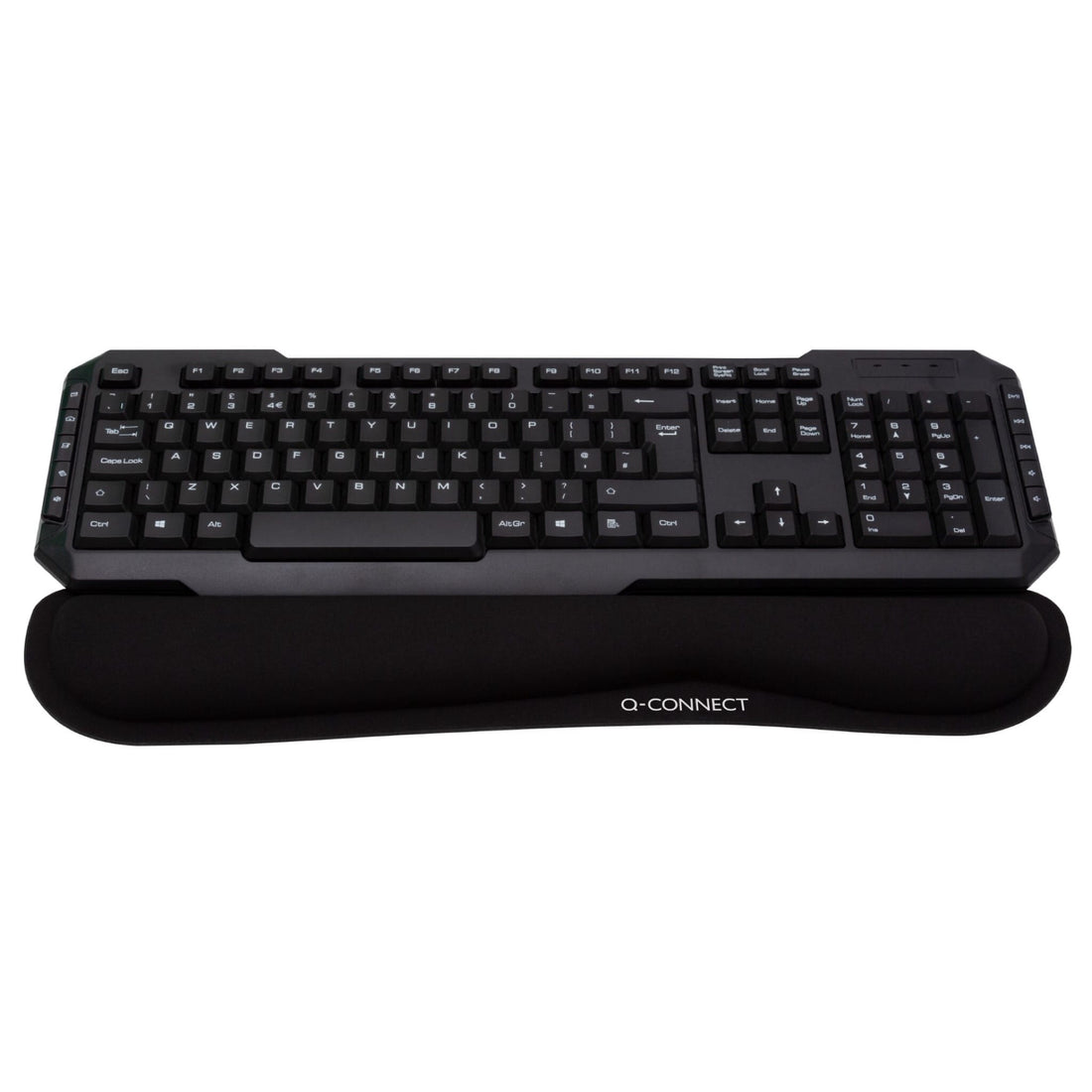 Q-CONNECT KF03684 wrist rest Fabric, Foam, Rubber Black - image 2