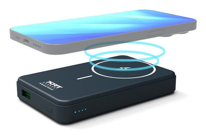 Port Designs 907005 power bank Lithium Polymer (LiPo) 10000 mAh Wireless charging Black - image 5