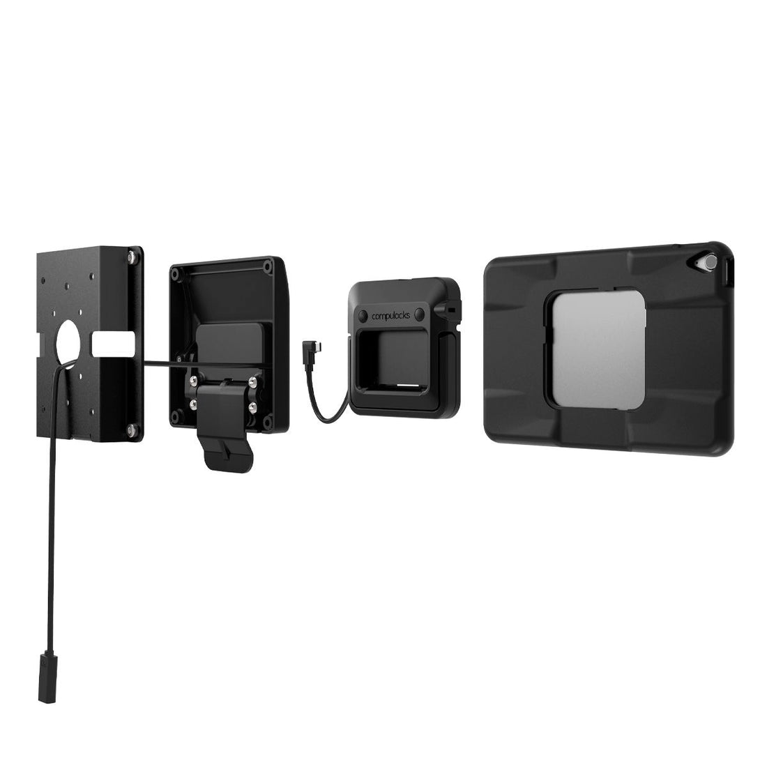 Compulocks iPad 10th-11th (A16) Gen, Mount with Cable-free Charging Wall Mount Black - image 7
