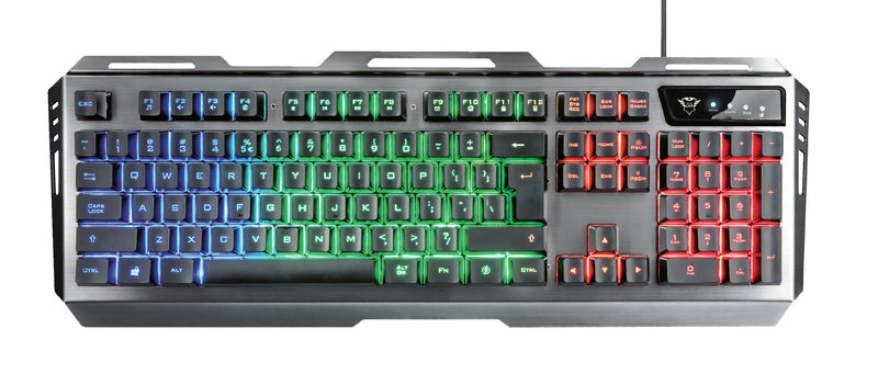 Trust GXT 845 Tural keyboard Mouse included Gaming USB QWERTY UK English Black