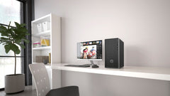 HP Pavilion Desktop 590-p0069na Bundle PC 6WS22EA Intel® Core™ i3 i3-9100 8 GB DDR4-SDRAM 1 TB HDD Windows 10 Home Mini Tower Silver