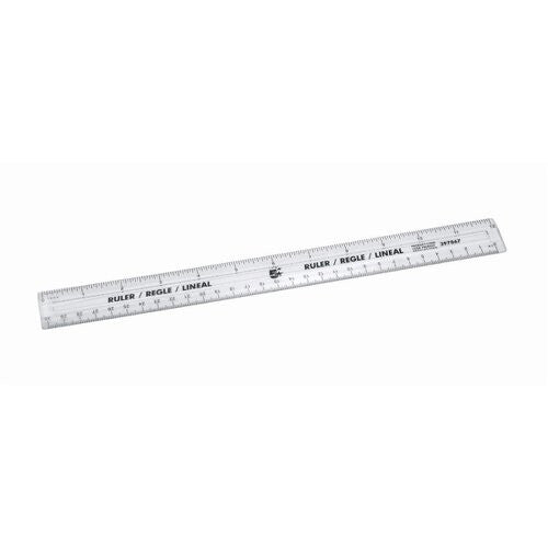 5Star 397867 ruler Desk ruler 300 mm Plastic Transparent 10
