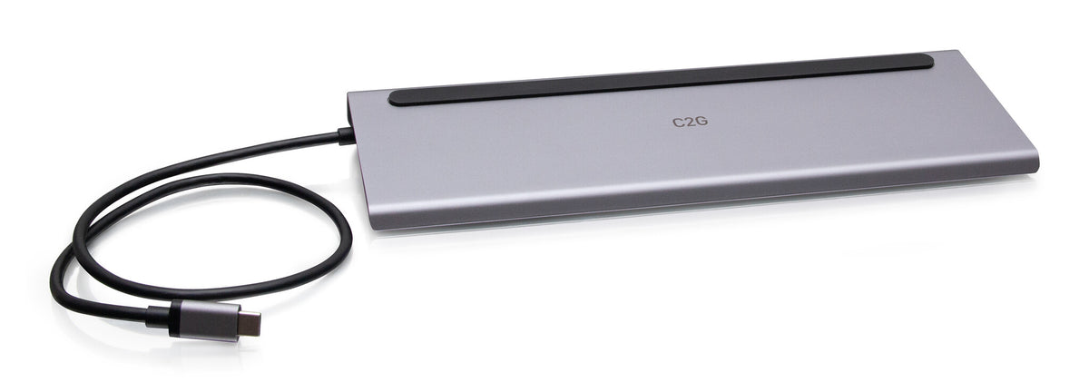 C2G USB-C 10-in-1 Triple Display Docking Station with HDMI, DisplayPor ...