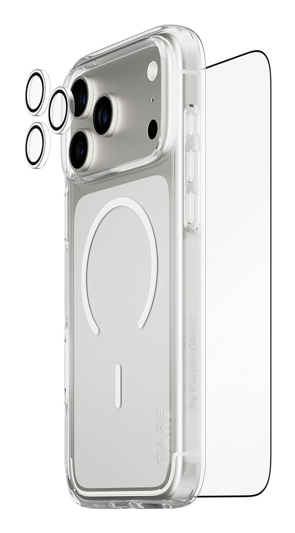 PanzerGlass ® | CARE™ by ® 3-in-1 Bundle iPhone 17 Pro Max