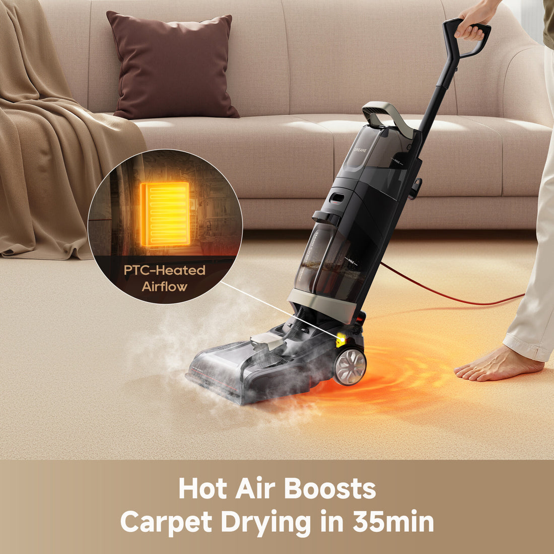 Dreame CU20 Pro Steam Carpet Cleaner - image 4