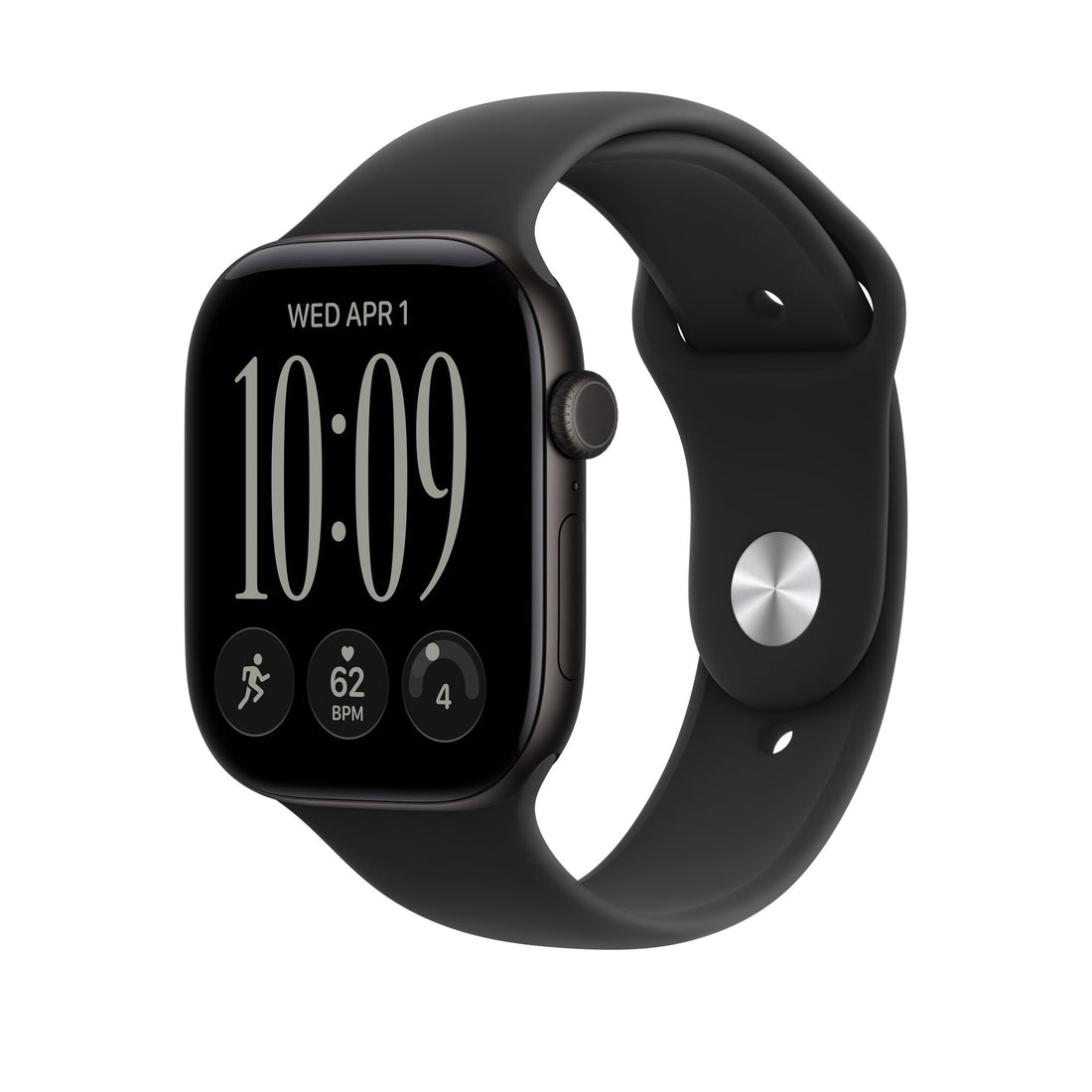 Apple 46mm Black Sport Band - S/M - image 2