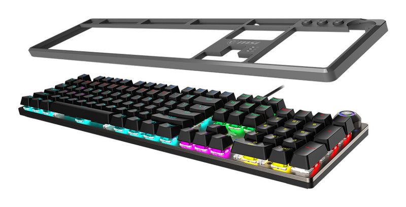 MSI FORGE GK310 RED UK keyboard Gaming USB QWERTY UK International Black