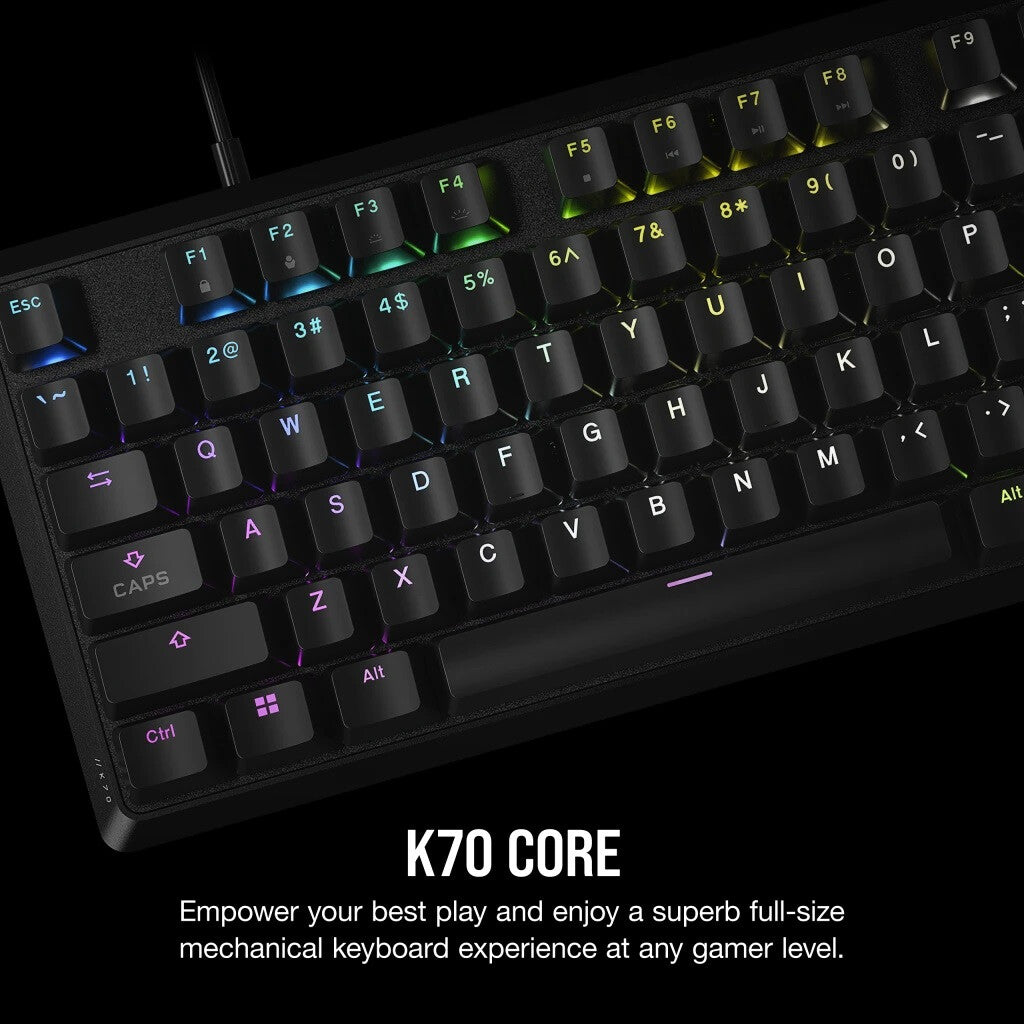 Corsair K70 CORE RGB keyboard Gaming USB QWERTY UK English Black - image 2