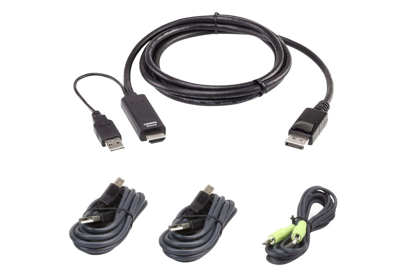 ATEN 1.8M USB Universal Secure KVM Cable Kit