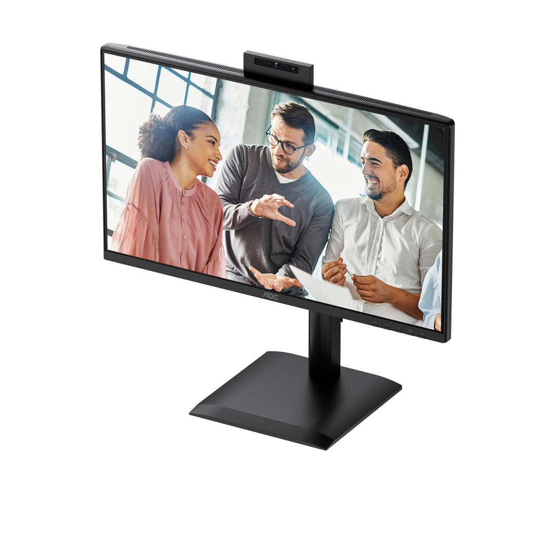 AOC 24E4CV IPS 23.8" computer monitor 60.5 cm (23.8") 1920 x 1080 pixels Black