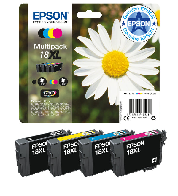 Epson Daisy 18XL Claria Home Single Magenta Ink