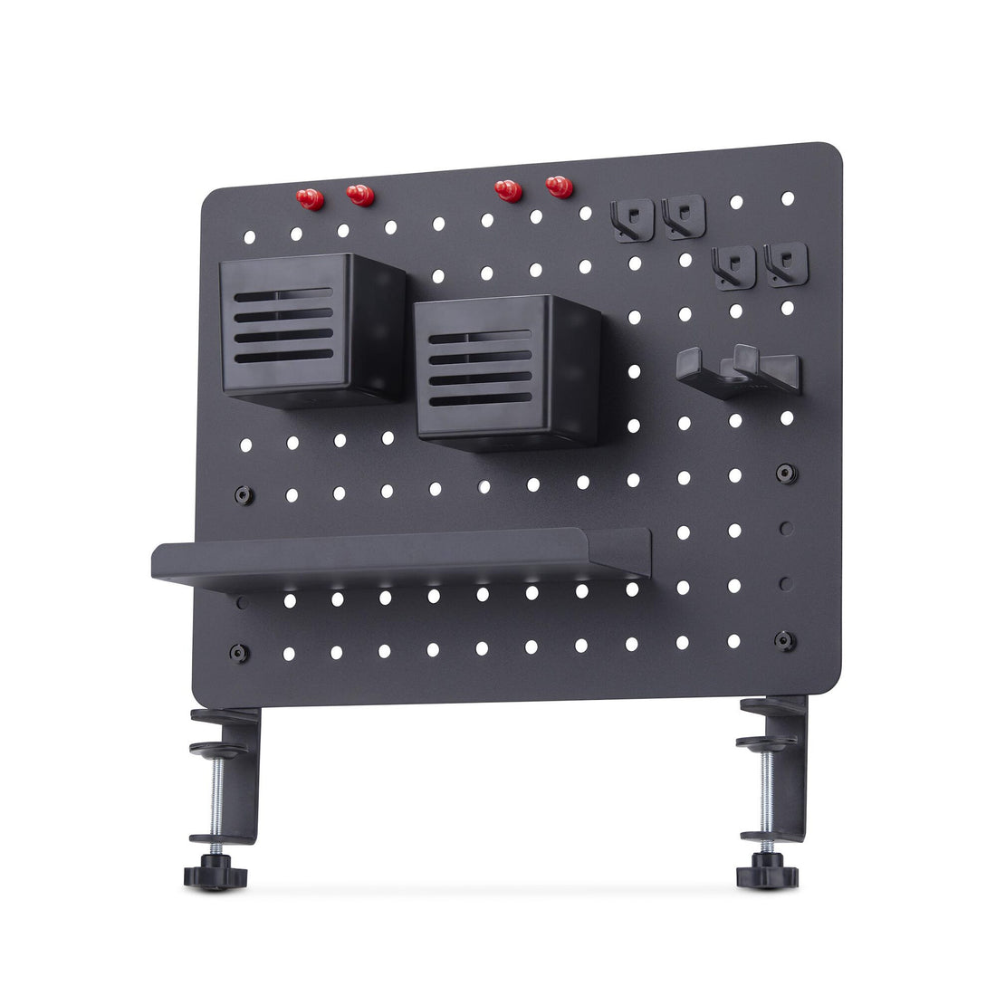 StarTech.com Clamp-On Pegboard with Accessories, 16.5 x 12.5in (42 x 32cm), Steel Pegboard, Desktop Storage - image 11