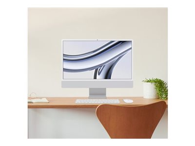 Apple iMac 4.5K 24" M3, 512GB SSD - Silver (MQRK3B/A)