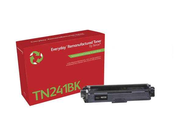 Everyday™ Black Remanufactured Toner by Xerox compatible with Brother TN241BK, Standard capacity
