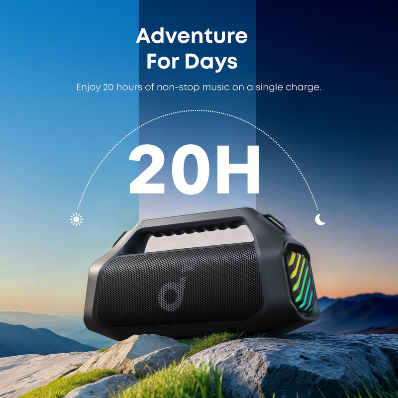 Soundcore Boom 2 Pro 2.1 portable speaker system Black 140 W