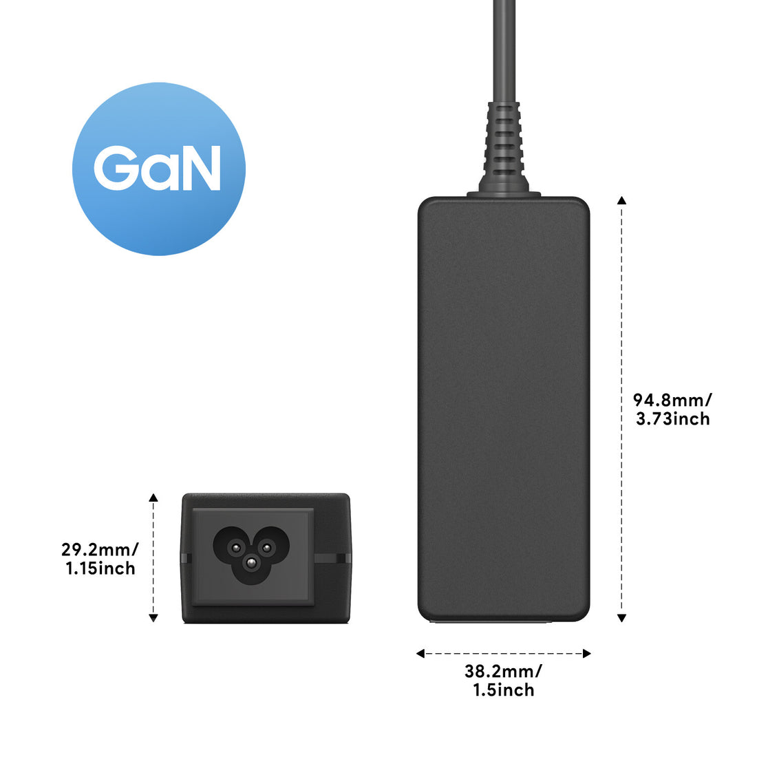 Origin Storage 65W USB-C Adapter with EU Cable - image 2