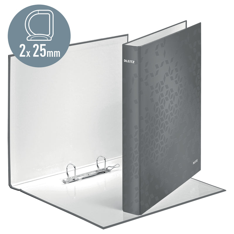Leitz Ringbinder WOW Laminated A4+ 2DR/25mm