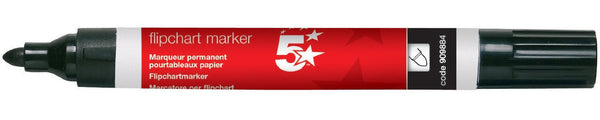 5Star 909884 marker 12 pc(s) Bullet tip Black