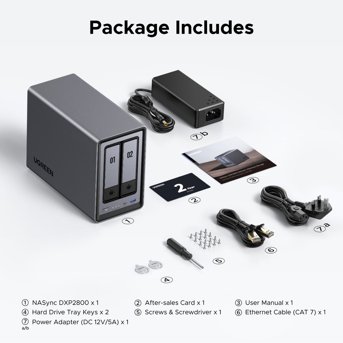 Ugreen NASync DXP2800 NAS Desktop Intel N N100 8 GB DDR5 0 TB UGOS Pro Aluminium - image 9