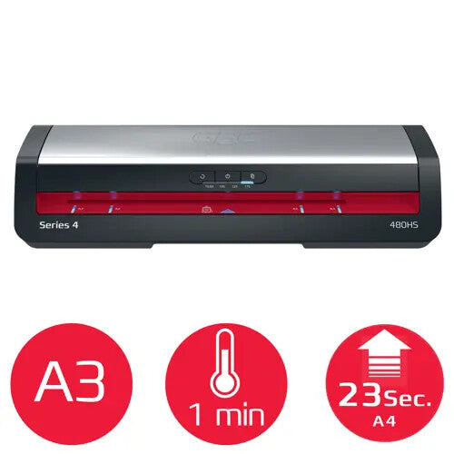 GBC 4410072UK laminator Hot laminator 800 mm/min Black, Grey - image 4