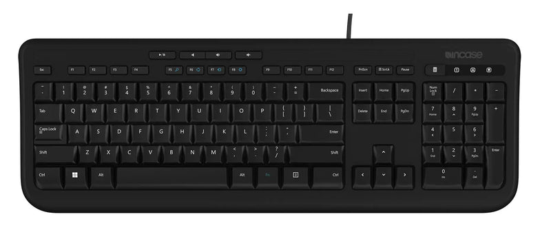 Incase Designed by Microsoft Wired 600 keyboard Universal USB QWERTY Spanish Black