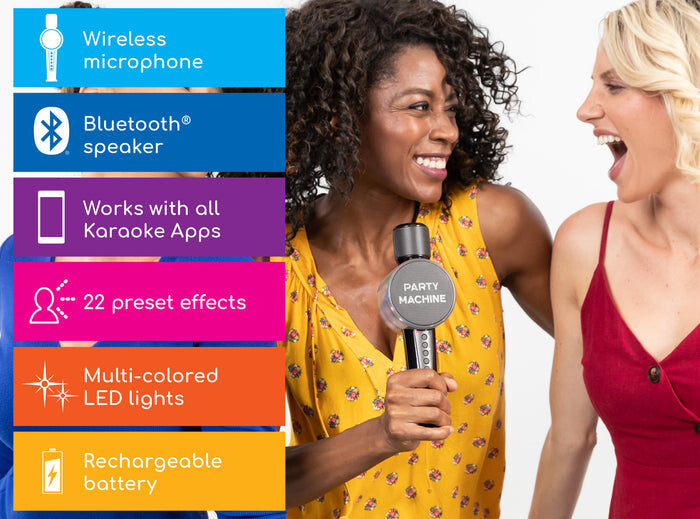 The Singing Machine Move Mic Black Karaoke microphone