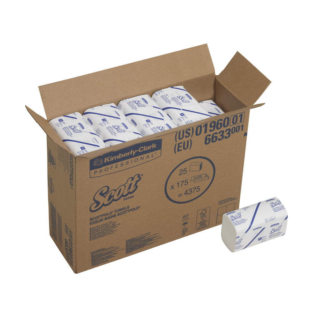 SCOTT 6633 paper towels 175 sheets Fiber White - image 5