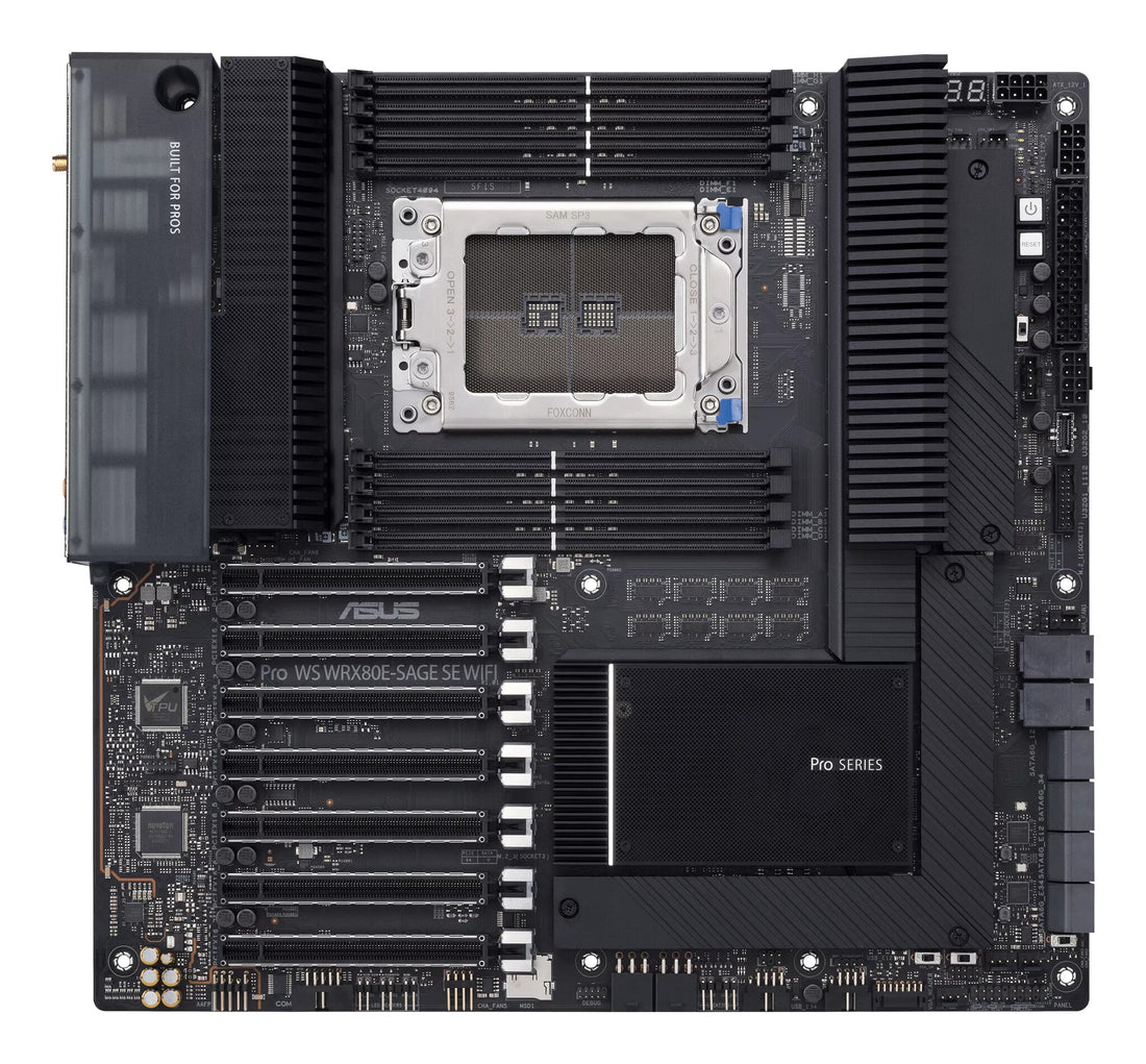 ASUS Pro WS WRX80E-SAGE SE WIFI AMD WRX80 Socket SP3 Extended ATX - image 2