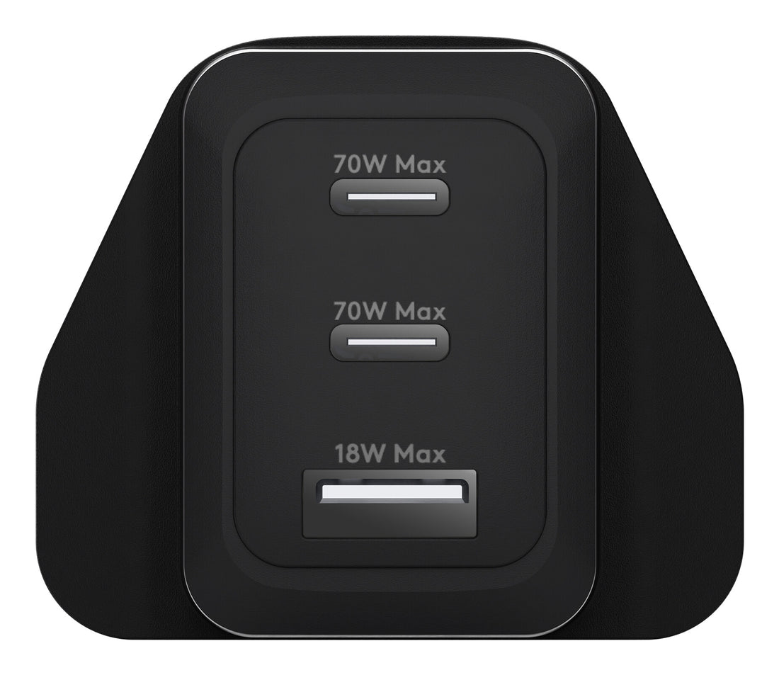 dbramante1928 IT - UK W. Charger - 2xUSB-C 70W + 1xUSB-A - BLK - image 3