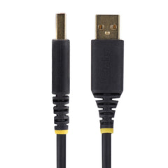 StarTech.com 6.6ft (2m) USB to Serial Adapter Cable, COM Retention, Interchangeable Screws/Nuts, USB-A to DB9 RS232, FTDI IC, ESD Protection, Windows/macOS/Linux