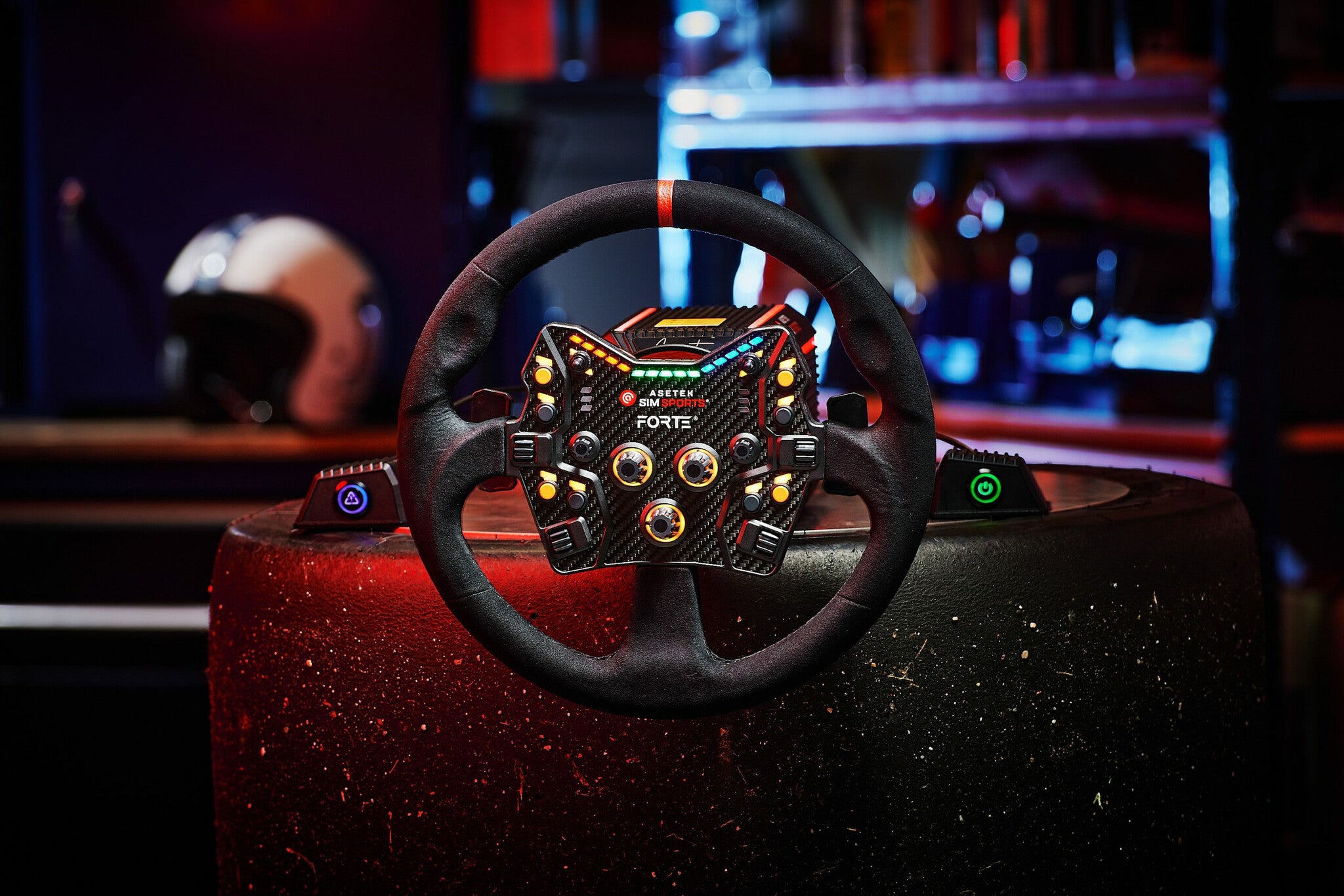 Gt Racing Rim Asetek SimSports GT Rim - Round Comfort+ Racing wheel | Back to the Office