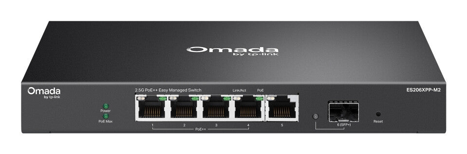TP-Link ES206XPP-M2 network switch Managed L2 2.5G Ethernet (100/1000/2500) Power over Ethernet (PoE)
