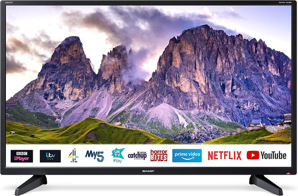 Sharp 32" HD Ready LED Smart TV Netflix Freeview HD Freeview Play Saorview USB Record (Incomplete - Fully Functional)