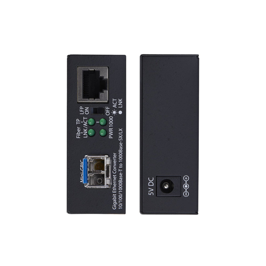 StarTech.com Single-Mode (SM) LC Fiber Media Converter for 10/100/1000 Networks, Standalone Gigabit Ethernet - image 3