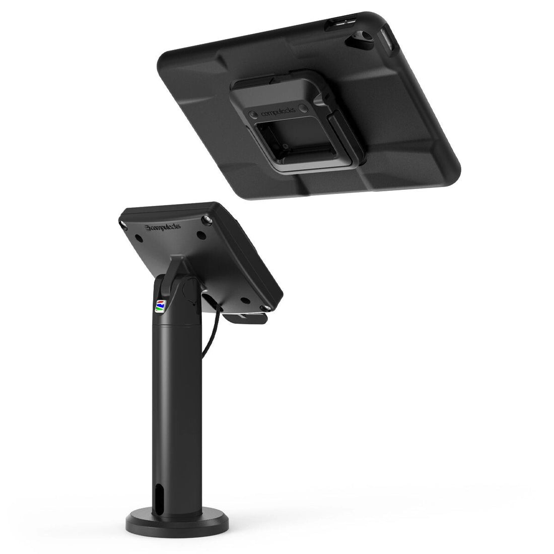 Compulocks iPad 10th-11th (A16) Gen, Mount with Cable-free Charging Tilting Stand 4" - Black - image 6
