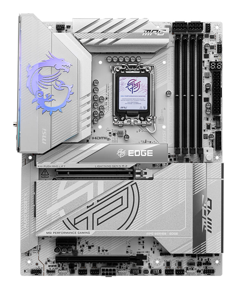 MSI MPG Z890 EDGE TI WIFI motherboard Intel Z890 LGA 1851 (Socket V1) ATX