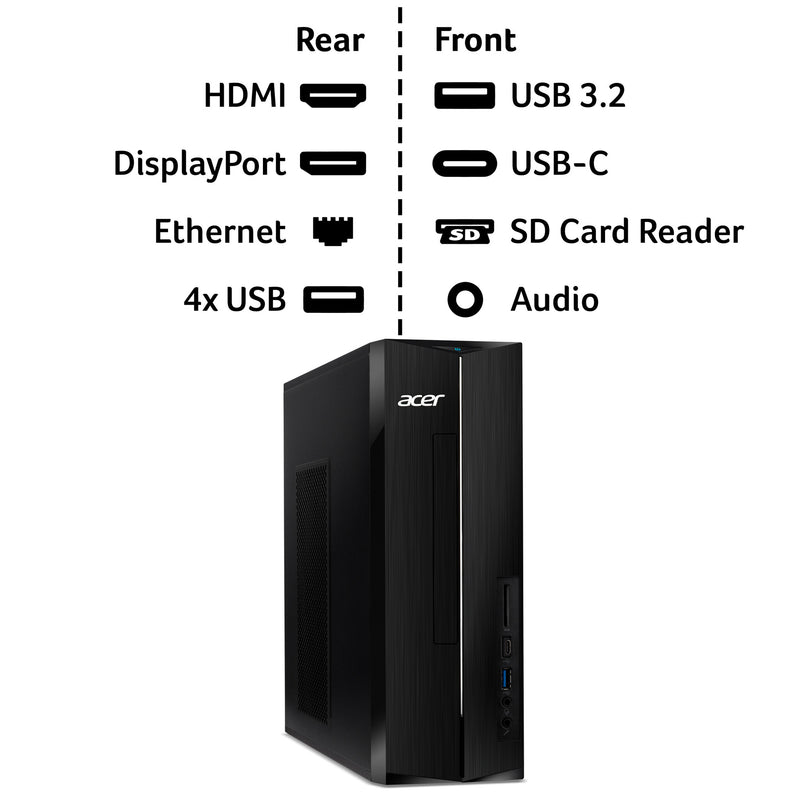 Acer Aspire XC-1710 desktop tower - Intel N100, 8GB, 512GB SSD, Windows 11