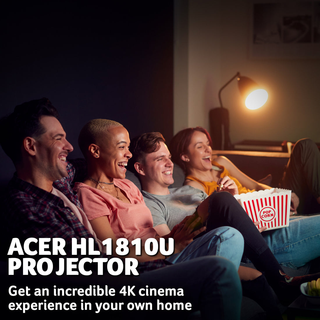 Acer HL1810U ultra-short throw projector - 4K Ultra HD, RGB laser, 2,800 RGB laser lm - image 2