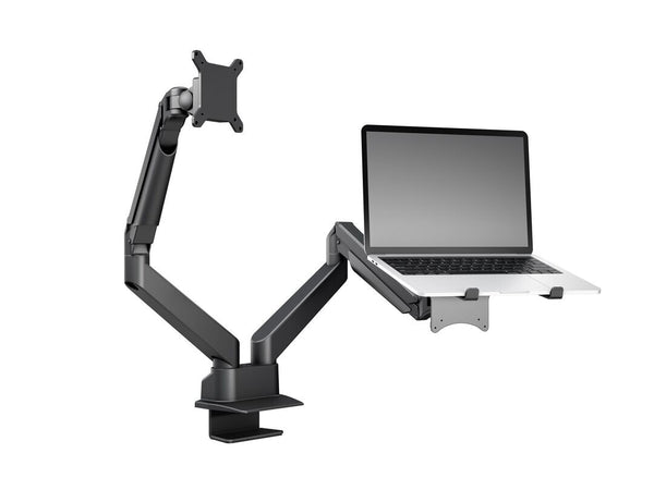 Multibrackets M VESA Gas Lift Arm Dual Arm w, Laptop Holder Black