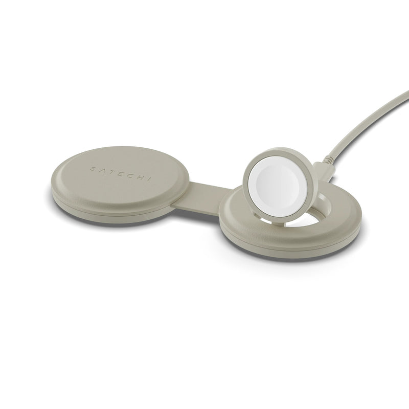 Satechi OntheGo 2-in-1 Headset, Smartphone, Smartwatch White USB Wireless charging Fast charging Indoor