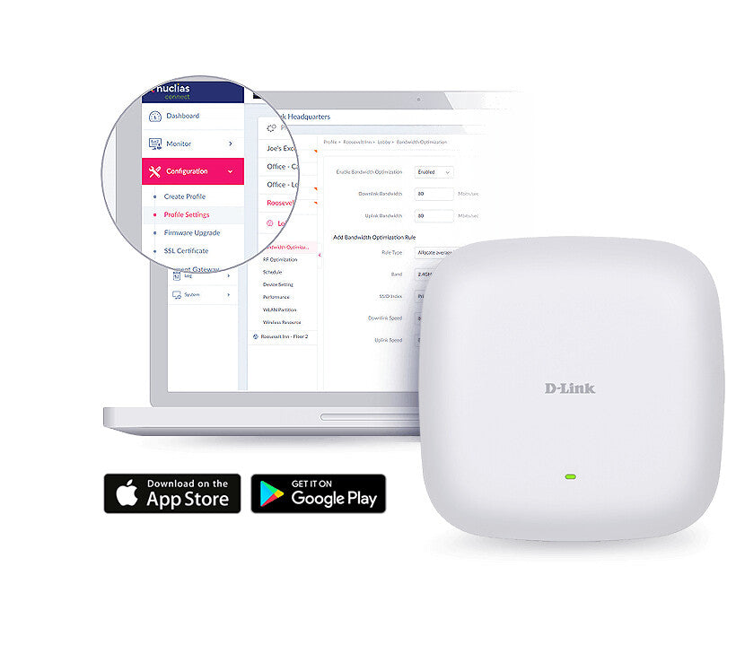 D-Link DAP-X2850 AX3600 Wi-Fi 6 Dual-Band PoE Access Point - image 5