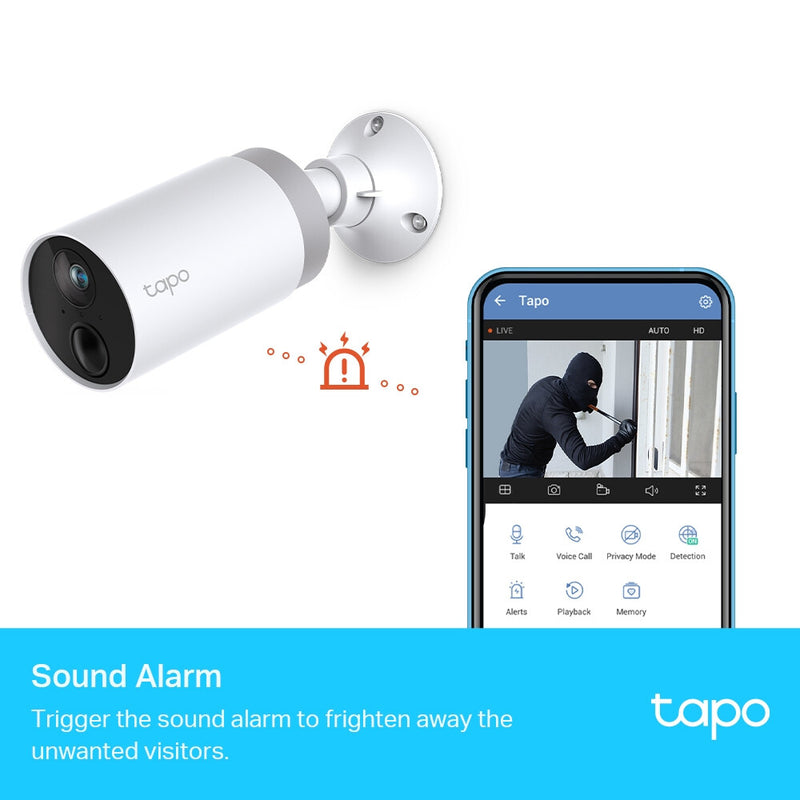 TP-Link Tapo Smart Wire-Free Security Camera System, 2-Camera System