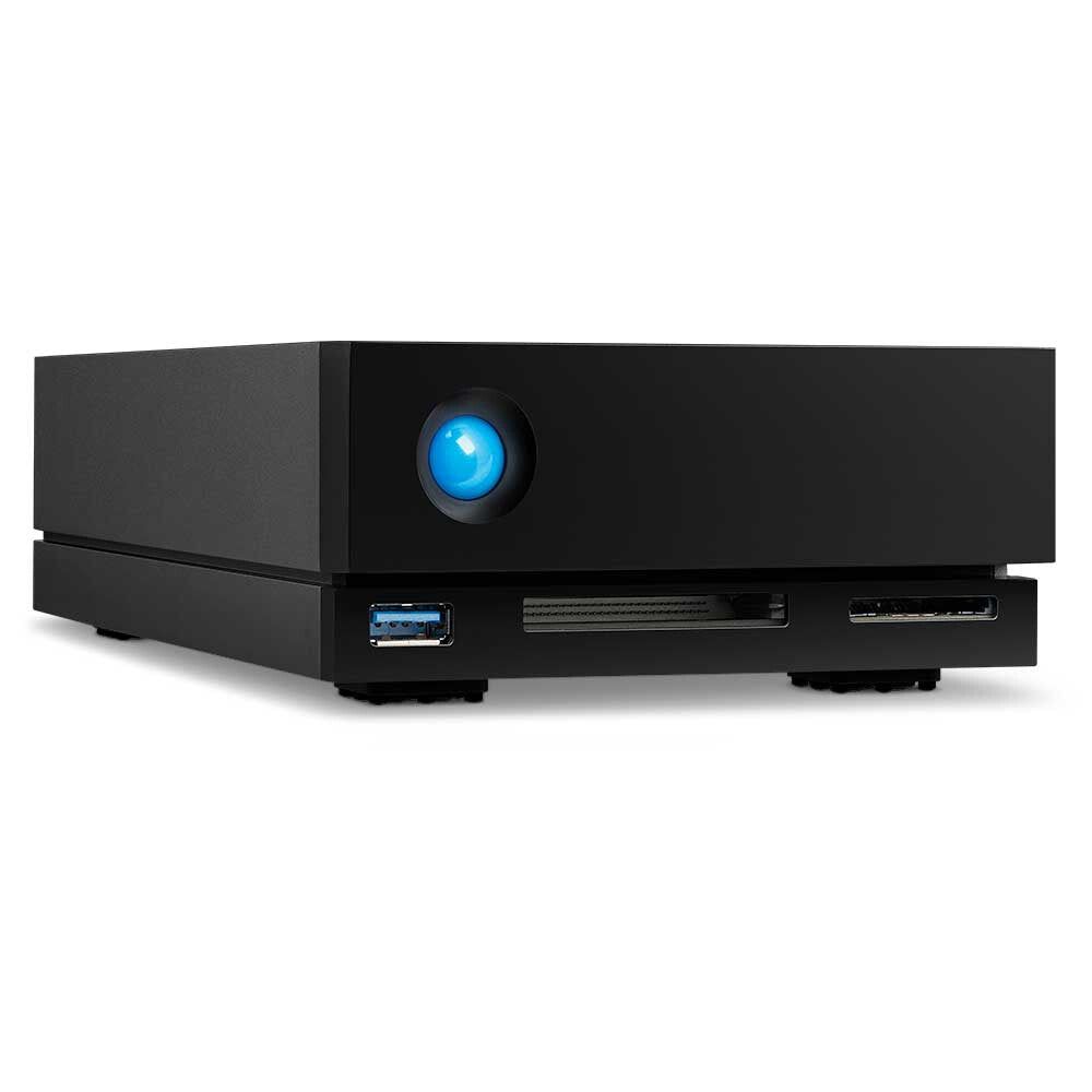 LaCie 1big Dock external hard drive 8 TB 7200 RPM 3.5" USB Type-A 3.2 Gen 1 (3.1 Gen 1) Black