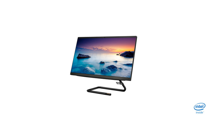 Lenovo IdeaCentre A340 Intel® Pentium® Silver J5005 60.5 cm (23.8") 1920 x 1080 pixels All-in-One PC 8 GB DDR4-SDRAM 1 TB HDD Windows 10 Home Wi-Fi 5 (802.11ac) Black