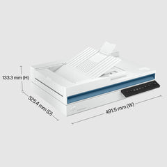 HP Scanjet Pro 2600 f1 Flatbed & ADF scanner 600 x 600 DPI A4 White