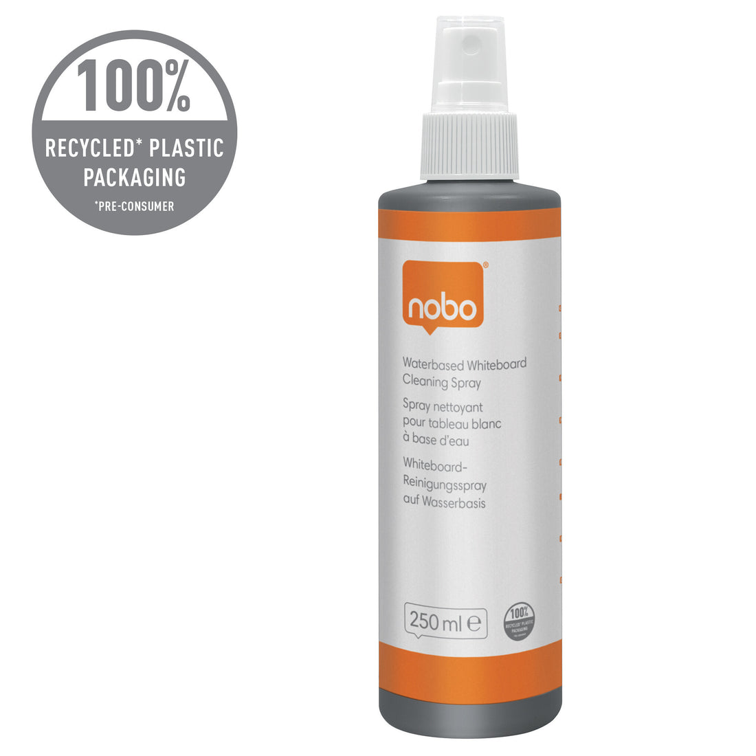 Nobo Waterbased Whiteboard Cleaning Spray 250 (ml) - image 3