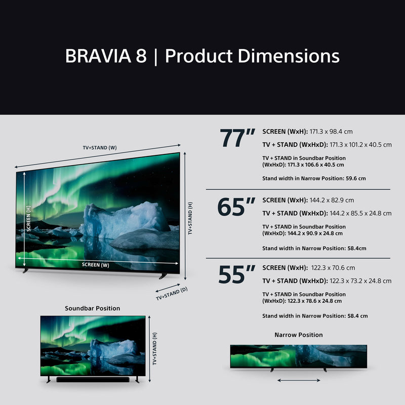 Sony U.K. K65XR80U TV 165.1 cm (65") 4K Ultra HD Smart TV Wi-Fi Black